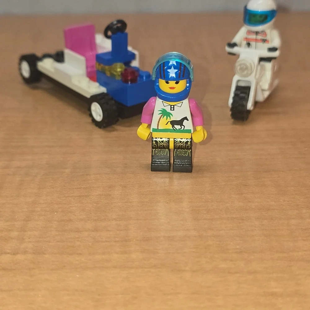 Lego Go Cart &‎ Motorcycle Dirt Bike Motocross Plus 2 people